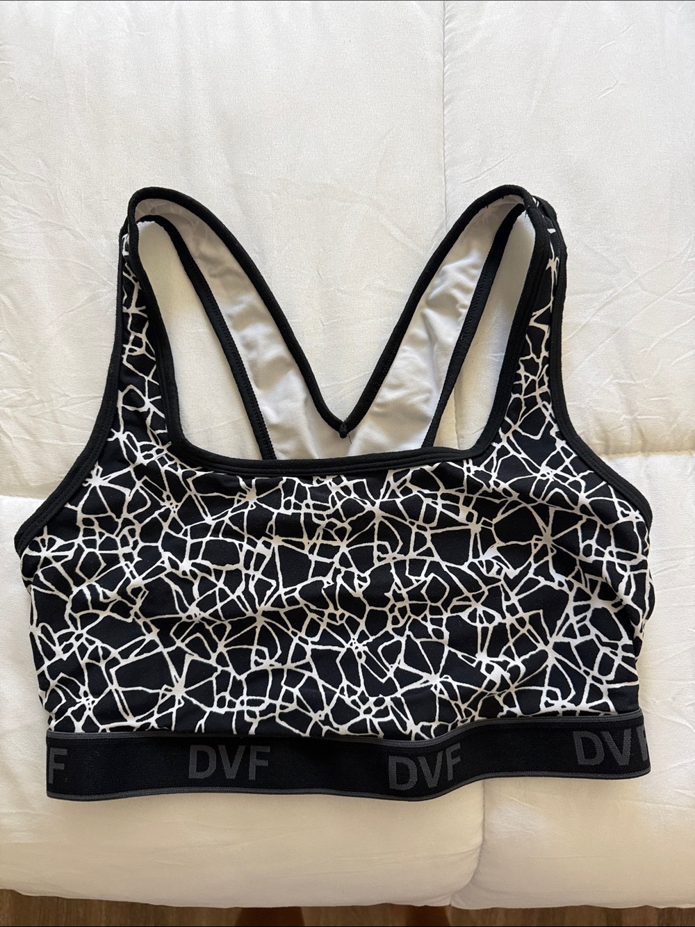 Diane Von Furstenberg for Target Black and White Sports Bra
